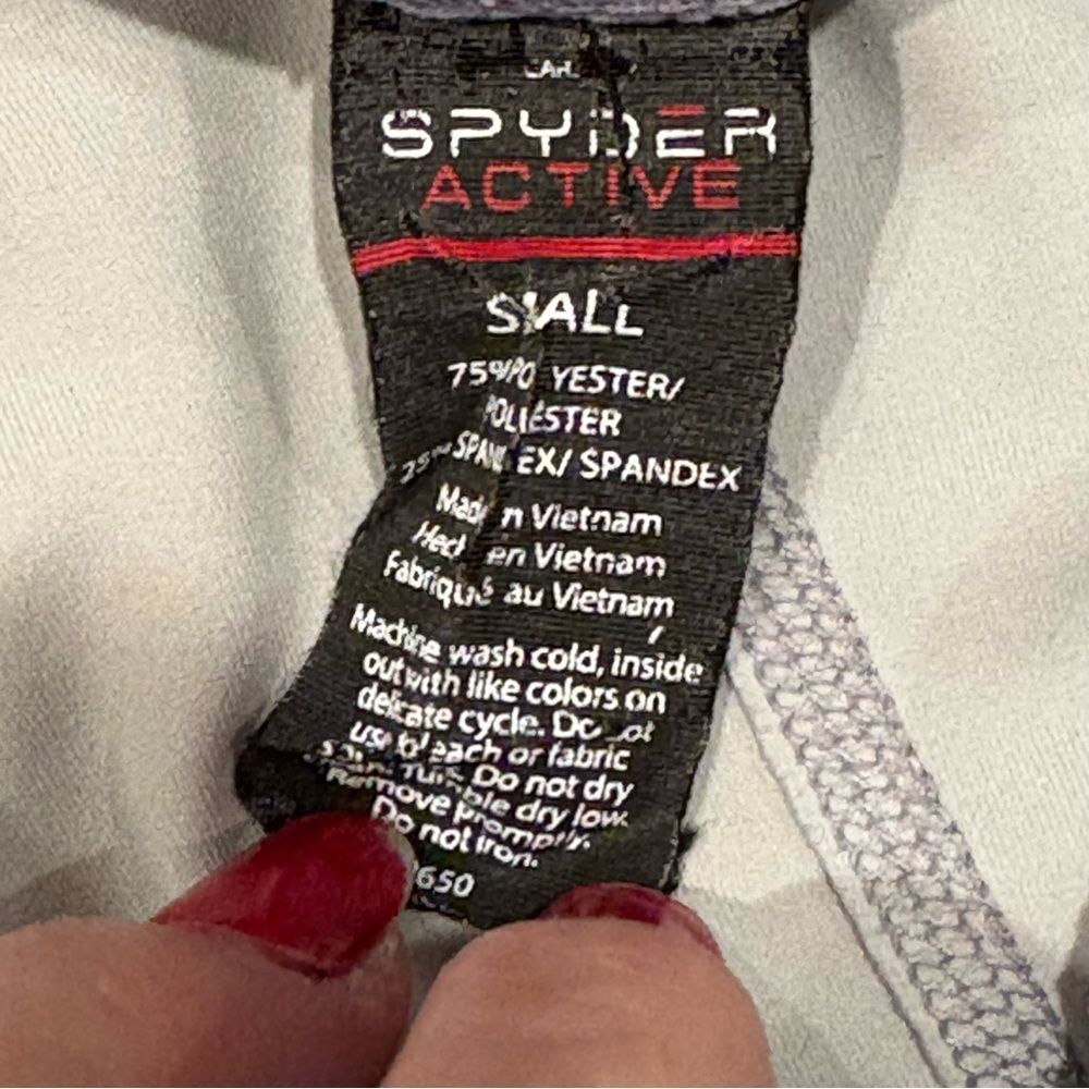 Spyder Moisture Wicking Active Multi Color Leggings S View 6